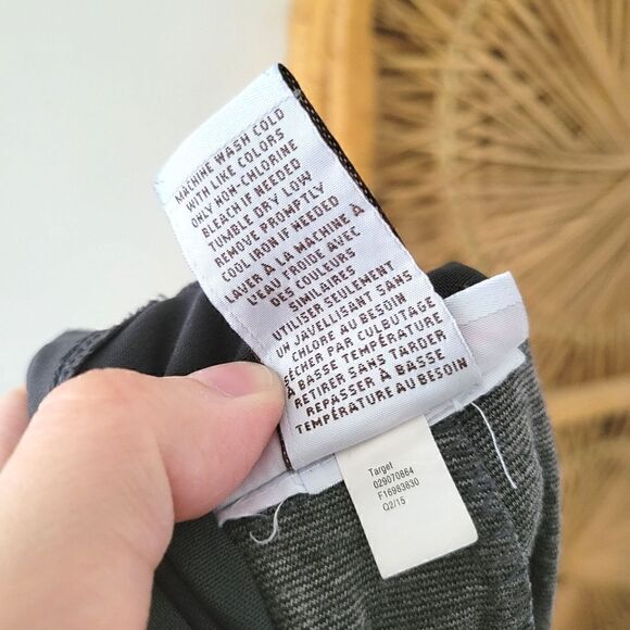 Liz Lange Maternity Leggings Gray Ankle  Zips XS - Picture 10 of 10